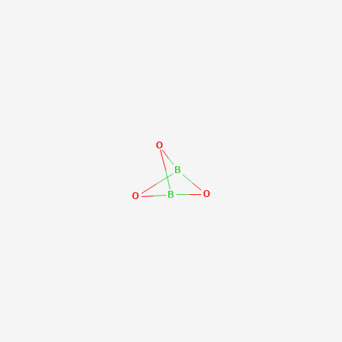 Estructura molecular 2D de Trióxido de boro (B2O3)