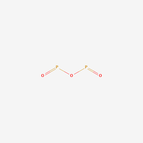 Estructura molecular 2D de Trióxido de difósforo (P2O3)